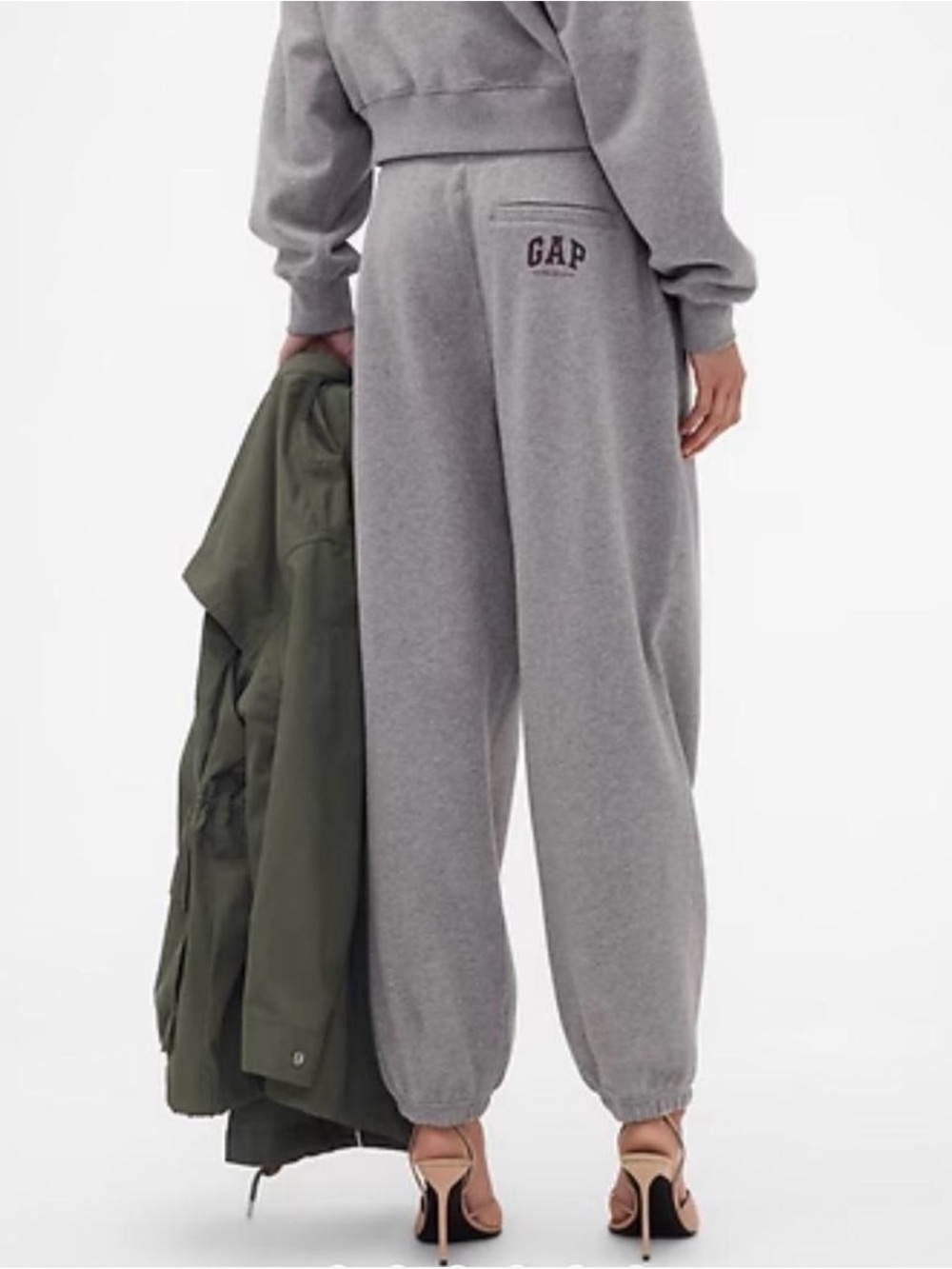 GAP x Victoria Beckham Gray Joggers